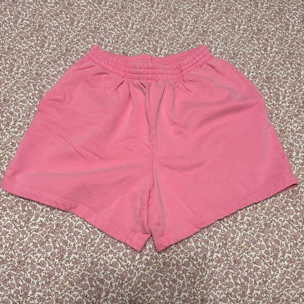 skims boyfriend sweat shorts